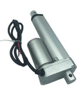 Heavy Duty Electric Linear Actuator Tubular Motor With Built In Brake 1200N Thrust 12V 24V 36V 48V DC close-up view with wires.