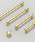 Heavy Duty Brushed Gold Cabinet Pulls 10 Pack 7 5 Inch Center To Center Drawer Handles For Kitchen Refresh with complementary sizes.