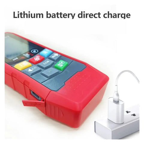 Straight Up Finds Wood Studs And Live Wires Without Any Guesswork Top Grade Wall Scanner charging with lithium battery.
