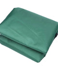 Folded green Three Seat Patio Swing Canopy Replacement With Removable Seat Cover Weatherproof Garden Cover UV Block Sunshade