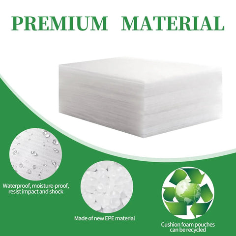 10 Pack Extra Large Foam Packing Pouches 24 By 36 Inch Top Shelf Moving Supplies showcasing premium EPE material for effective protection.