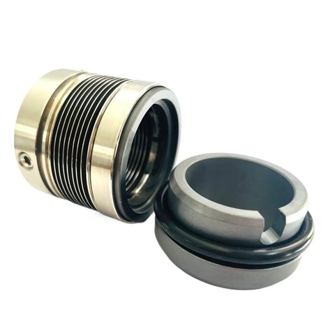 Rugged Metal Bellows Mechanical Seals For 35 mm Shafts Sic Sic Vit Construction. Close-up view of seal components for industrial pumps.
