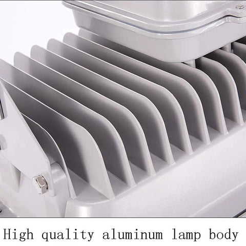 Close-up of die cast aluminum body of Screaming Bright Led Flood Light Multi Wattage Choices for durability and weather resistance.