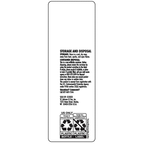 Nuke Your Dang Yard Bugs With This Plant Based Bug Spray That Squashes Ants Roaches And Flies Fast Dog Friendly Home Defense Formula Botanical Blend Entomologist Tested 12 Oz Bottle storage and disposal instructions on the label.