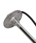 Badass 52Mm Fuel Sender Unit With Integrated Gauge And Water Sensor 316 Stainless Steel design with mounting flange and wire.
