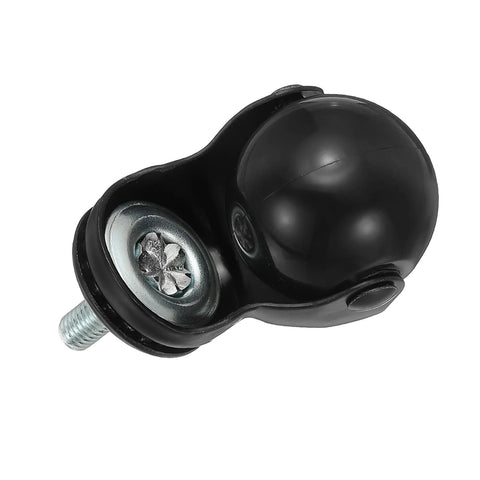 1.56 Inch Ball Caster Wheels Set Of 4 With Threaded Stem 360 Degree Movable Rotatable Castors For Furniture close-up view