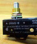 Top Tier General Purpose Basic Switch With Beefy 20 Amp Rating And Hard Hitting 75 Amp Inrush Capacity Featuring Sturdy Panel Mount Plunger Plus Secure Screw Terminals For Tough Industrial Projects, close-up view.