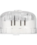 No-Fuss Smoke Alarm Sensor Removal Tool And Ceiling Plate Replacement Cup, clear extraction tool dimensions 15.7cm x 7.1cm.