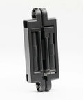 Heavy Duty Self Closing Hidden Door Hinges Holds 120 Lbs Rock Solid Concealed Hardware in matte black finish.