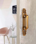 Set Of 4 European Style Vintage Door Handles For Cabinets Drawers Cupboards And Sliding Doors, installed in a modern room