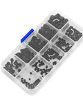 Pro Grade Heavy Duty Socket Screw Kit with 240 piece alloy steel grub and wood screw set in a durable black box.