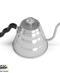 Front view of Gooseneck Kettle With Thermometer 34oz Stainless Steel Pour Over Coffee Maker And Tea Kettle With Precision Drip Spout