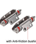 Rock Solid Heavy Duty Door Hinges For Industrial Distribution Box Switchgear Built Tough With Premium Stainless Steel For Flawless Operation And Serious Long Term Reliability Single Packaged Unit, showcasing anti-friction bushing.