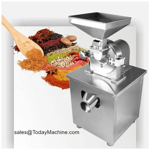 Rice And Wheat Milling Flour Grinder Machine For Grinding Grain Seed And Dry Spices Portable All In One Home And Small Farm Grinder
