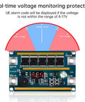 Digital display of real-time voltage monitoring protection for 12V 18650 Lithium Battery Storage Spot Welding Machine Portable Soldering Gear
