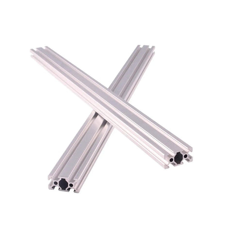 European 2040 Aluminum Extrusion T Slot Profile 800 mm Linear Rail Kit For DIY 3D Printer And CNC Framework with silver anodized finish.
