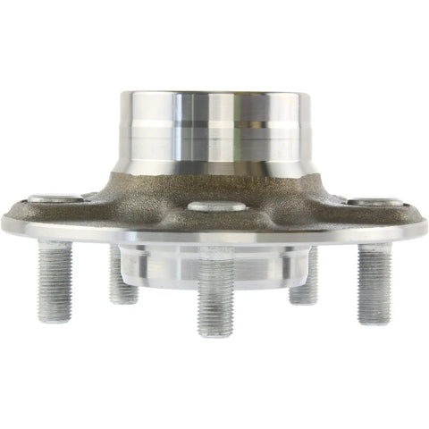 Heavy Duty Rear Wheel Bearing And Hub Assembly Replacement For Infiniti I30 2000 2001 side view with shiny metal and threaded bolts.
