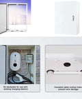 Heavy Duty EV Charger Enclosure Box Featuring Tough As Nails Cold Rolled Steel Design with insulated cable routing holes