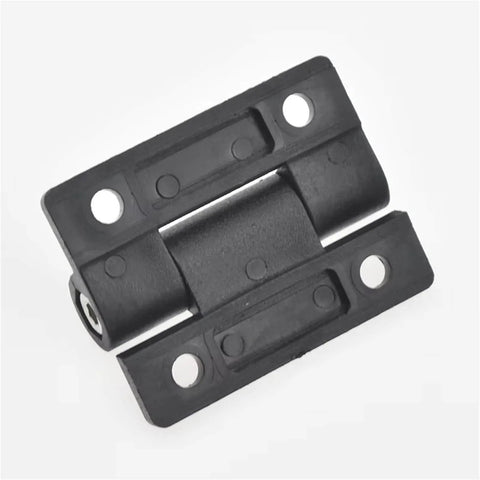 2 Pack Adjustable Torque Plastic Hinges Black Positioning Door Hinges 72x56x19mm Durable Cabinet And Door Hardware For Home Improvement