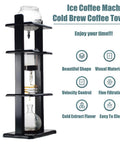 Top Shelf Cold Brew Maker With Slow Drip System For That Next Gen Iced Coffee Kick Pull Up To Eight Big Cups In Your Giant Thirty Five Oz Tower.