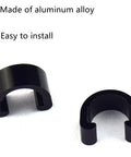 12 Pack Aluminum Alloy Bicycle Cable Clamps And C Clips For Housing And Hose Guides Brakes Derailleurs And Shifters
