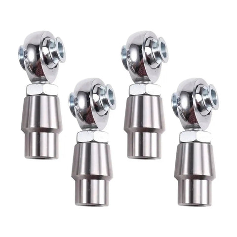 Pro Grade 5/8 Inch 18 Thread Heim Joint Rod End Kit with four precision silver metal ball joints for smooth movement.