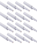 Pack Of 16 Soft Close Cabinet Door Dampers Nylon Quiet Drawer Damper Soft Close Retrofits For Kitchen Bedroom Furniture Hardware No More Door Slams Hella Smooth Operation Solid Gear displayed in a row.