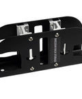Heavy Duty Wall Mount Bike Rack Storage Holder For Two And Quarter Inch Hitch Receivers Secure Garage Organizer in black steel design.
