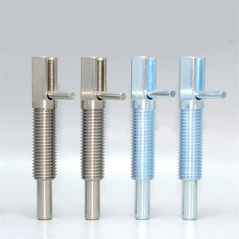 Premium Stainless Steel Indexing Plunger Screw Actuator M16 Thread Ball Nose Locking Pin Precision Positioning Tool Machinery Industrial.