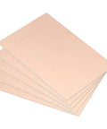 Stack of Double Sided FR4 Copper Clad Prototype PCB Boards 5 Pack 100 X 70 X 0.8mm Copper Plated Universal Circuit Boards For DIY