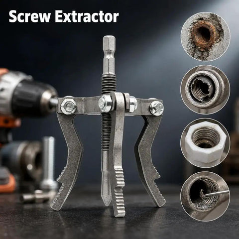 Heavy Hitter Broken Pipe Extractor Tool With Deep Bite Serrations to yank torn threads from PVC metal and PPR tubing.