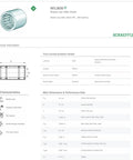 One Way Needle Roller Clutch Bearing Drawn Cup 30x37x30mm technical specifications and detailed dimensions.