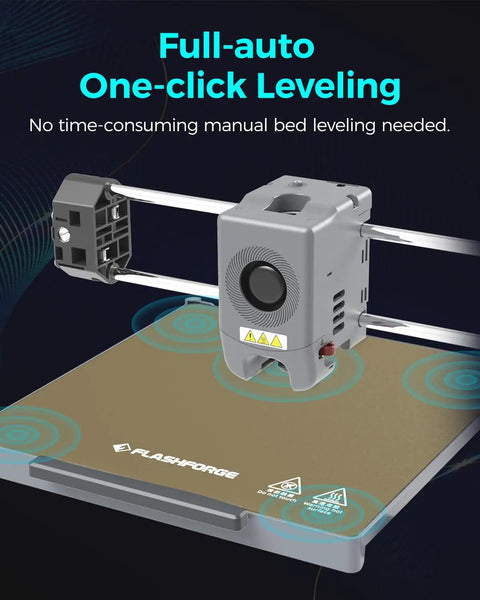 High Speed 3D Printer With Auto Leveling And Direct Drive Hotend Straight Up Game Changer Plug And Play Setup with auto bed leveling feature.