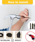 Installation guide for Self Drilling Drywall Anchors Kit 150Pcs With Screws Zinc Plated Steel Two Sizes Expansion Screws.