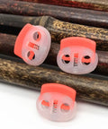30 Pack Adjustable Button Spring Buckles Plastic Rope Locks With Toggle Fasteners Go To DIY Gear Multi Purpose Snap Joints For DIY Projects And Clothing, Fits Hoodies Sweatpants Jackets Backpacks Five Random Colors, pink plastic rope locks