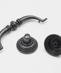 Straight Up Vintage Black Bail Cabinet Pulls Super Durable Zinc Alloy Drawer Handles For Kitchen Cupboards Set Of Six Corrosion Resistant Knobs