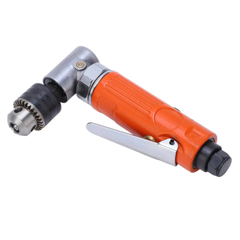 Professional Grade Industrial Heavy Duty Right Angle Air Grinder Cranking 25000 RPM For Smooth Metal Cutting And Auto Body Work With No Sweat Pneumatic Grinding Action, orange handle, industrial tool.