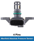 Heavy Duty MAP Sensor Direct OEM Replacement For BMW 1 Series E82 Coupe And X5 E70 2007 To 2013 Engine with 4 pins.