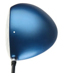Illegal Nonconforming 520cc Oversized Behemoth Driver with high MOI, blue clubhead, top view, for extra distance off the tee