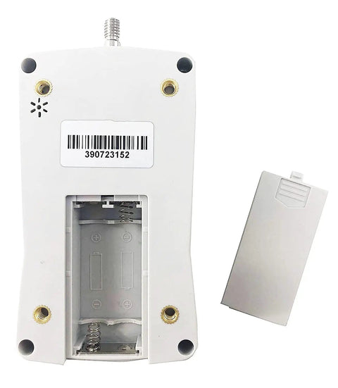 Back view of Top Shelf Digital Force Gauge for Smooth Push Pull and Compression Testing Up to 300N showing battery compartment.