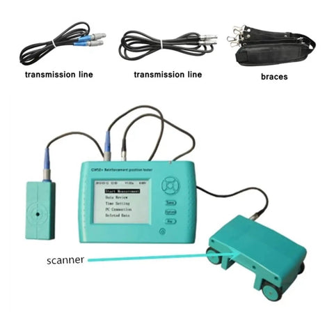 Heavy Hitter Stud Finder And Wall Scanner Built Tough For Concrete Metal Detection hits 180 mm deep with scanner and cables.