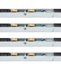 Top Tier Four Pack Sliding Patio Door Rollers With Double Copper Wheels Heavy Duty Replacement Pulleys For Wood And Aluminum Doors.