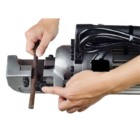 Using a Portable Electric Hydraulic Rebar Cutter Handheld with Beefy Cutting Power for Fast On Site Steel Reinforcement Corrosion Resistant Build