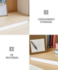 Extendable Plastic Mailing Tubes With Sealed Caps 4 Pack For Poster Artwork And Document Storage on office desk