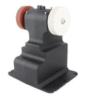 Badass Mini Bench Grinder With A Beefy 250 Watt Motor And 7000 Rpm Torque Desktop Polishing Deburring And Sharpening Rig in black.