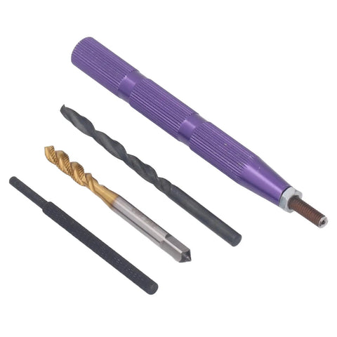 Pro Grade 54Pc Metric Thread Repair Kit With 304 Stainless Steel Inserts And Full Tool Set For Home Auto And Machinery Maintenance tools