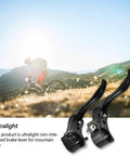24Mm Dope Bike Brake Levers Set For Mountain Disc Brakes Left And Right Hand Aluminum Alloy Lightweight Ergonomic Levers Black