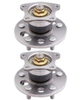 Plug And Play Rear Wheel Bearing Hub Kit Fits 1999 To 2003 Toyota Solara 3.0L 2.2L showing two silver metal hub assemblies.