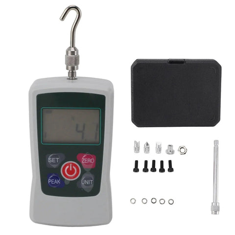 Dead Accurate Digital Force Gauge Compact Handheld Push Pull Tester for Material Mechanics with display and accessories