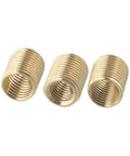 Gold Aluminum Shift Knob Thread Adapter Kit 3 Piece M10x1.25 M10x1.5 M8x1.25 Nut Insert Set For Car Manual Gear